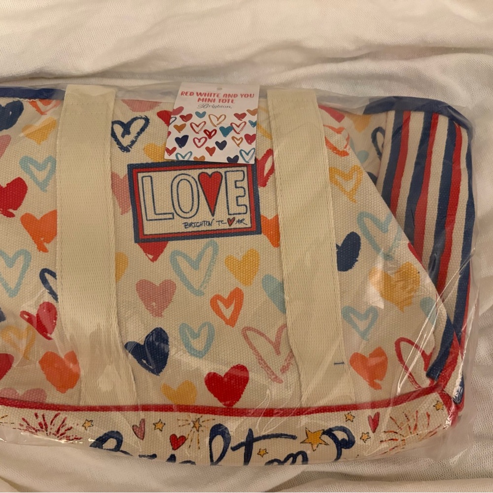 Brighton NWT Mini Canvas tote